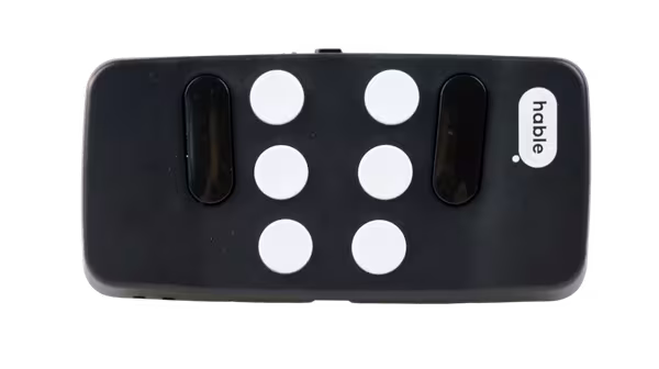 Hable One, teclado braille portátil para teléfonos móviles