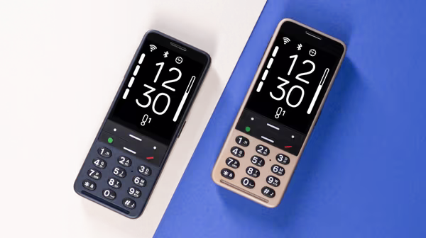 Teléfono móvil BlindShell Classic 3 para discapacidad visual con teclado físico y alto contraste